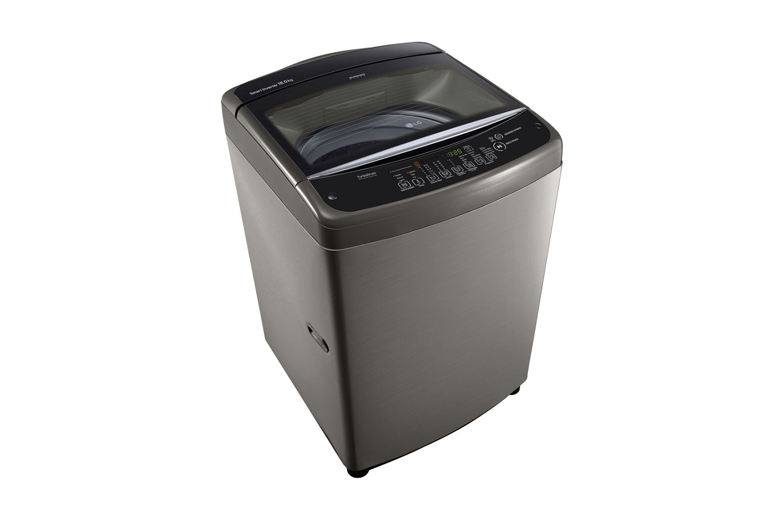 LG Lavadora de Carga Superior Acabado oscuro con motor Smart Inverter y capacidad total de 42lbs/19 kilos, WT19VSB