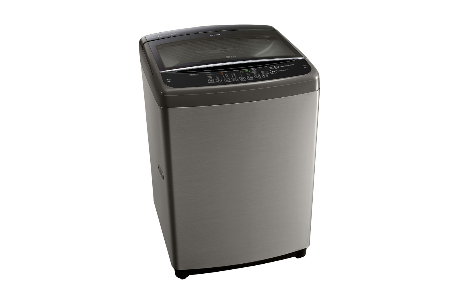 LG Lavadora de Carga Superior Acabado oscuro con motor Smart Inverter y capacidad total de 42lbs/19 kilos, WT19VSB