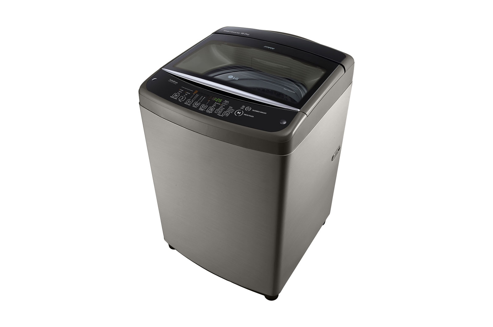 LG Lavadora de Carga Superior Acabado oscuro con motor Smart Inverter y capacidad total de 42lbs/19 kilos, WT19VSB