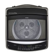 LG Lavadora de Carga Superior Acabado oscuro con motor Smart Inverter y capacidad total de 42lbs/19 kilos, WT19VSB