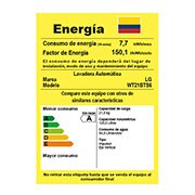 LG LAVADORA CARGA SUPERIOR | 6 MOTION | 21 KG, WT21BTS6