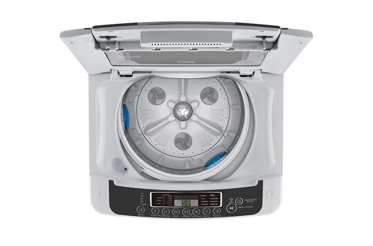 LG Lavadora LG Motor Smart Inverter, Smart Motion+Turbo Drum®, Pre-lavado+Normal, Carga Superior, 20lbs/9kg, color Gris, WT9DPB