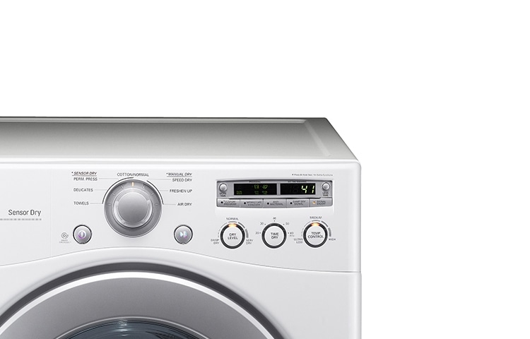 LG Secadora a gas 16kg/35Lbs, Smart Diagnosis, Sensor de secado, 9 programas, funcion vapor, Color Blanco, DLG2251W
