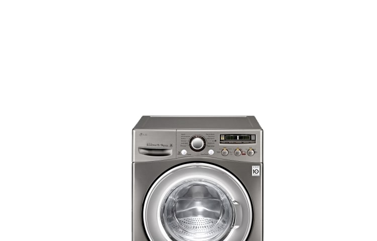 LG Lavadora/Secadora 14kg/31Lbs 6Motion, Inverter Direct Drive, Smart Diagnosis, Ahorro de Agua, Color Stone Silver (Noblige), WD1357RD