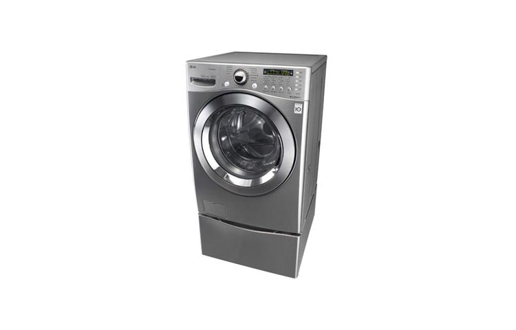 LG Lavadora/Secadora 18kg/40Lbs 6Motion, Inverter Direct Drive, True Steam, Smart Diagnosis, Ahorro de Agua, Color Acero Inoxidable (Discovery 2), WD1873RDS