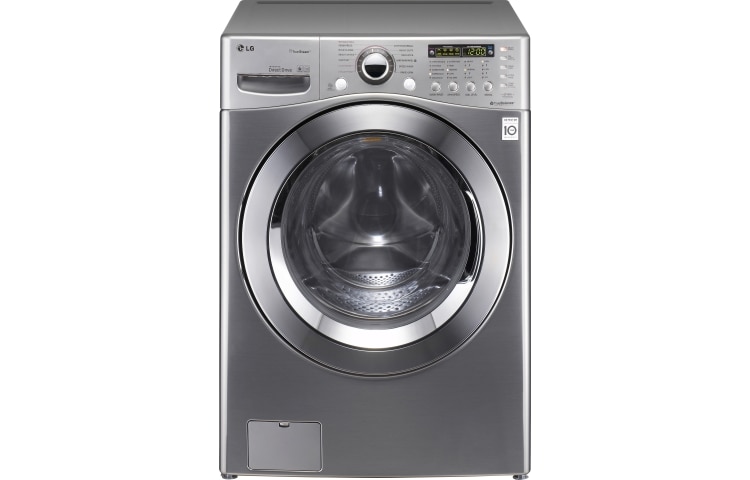 LG Lavadora/Secadora 18kg/40Lbs 6Motion, Inverter Direct Drive, True Steam, Smart Diagnosis, Ahorro de Agua, Color Acero Inoxidable (Discovery 2), WD1873RDS