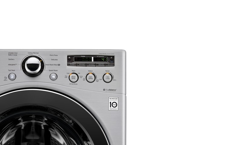 LG Lavadora/Secadora Carga Frontal, 40lbs/18kg, 6MotionDD, TurboWash™, color Tipo Acero Inox, WD3250HSA