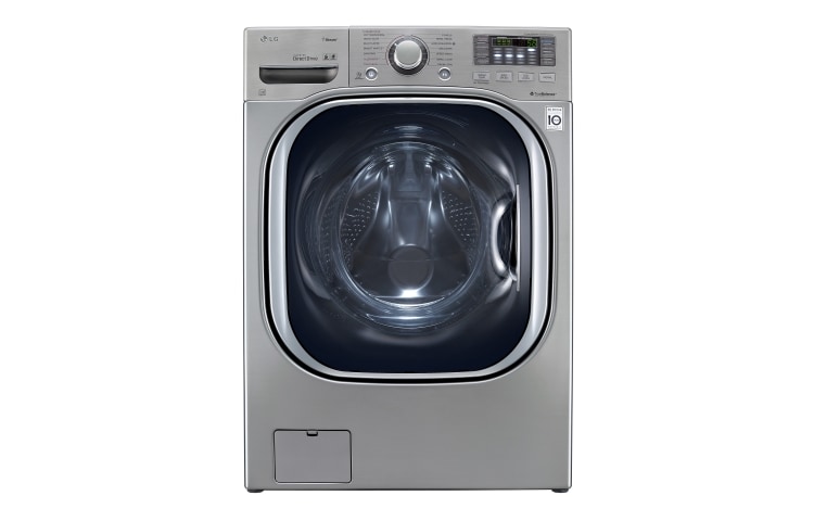 LG Lavadora/secadora 20kg/44lbs 6 Motion, Inverter Direct Drive, Smart Diagnosis, Turbo Wash , Función Vapor, Color Acero Inoxidable, 14 programas lavado, 10 opciones (Titan), WD4370HVA