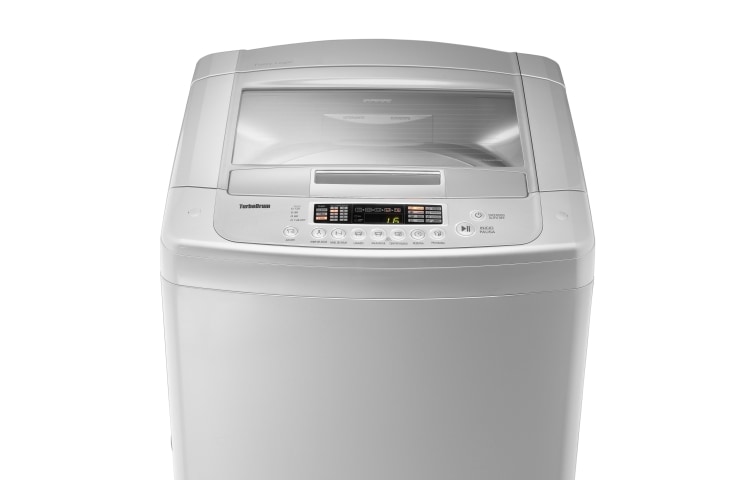 LG Lavadora Carga Superior, Turbo Drum, 12kg/26lbs, Color Gris , WF-T1102TP