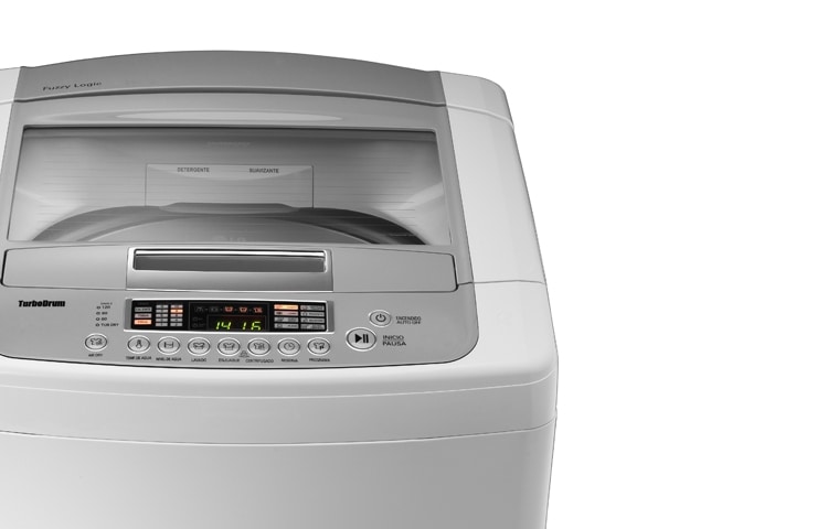 LG Lavadora Carga Superior, Turbo Drum, 12kg/26lbs, Color Blanco, WF-T1210TP
