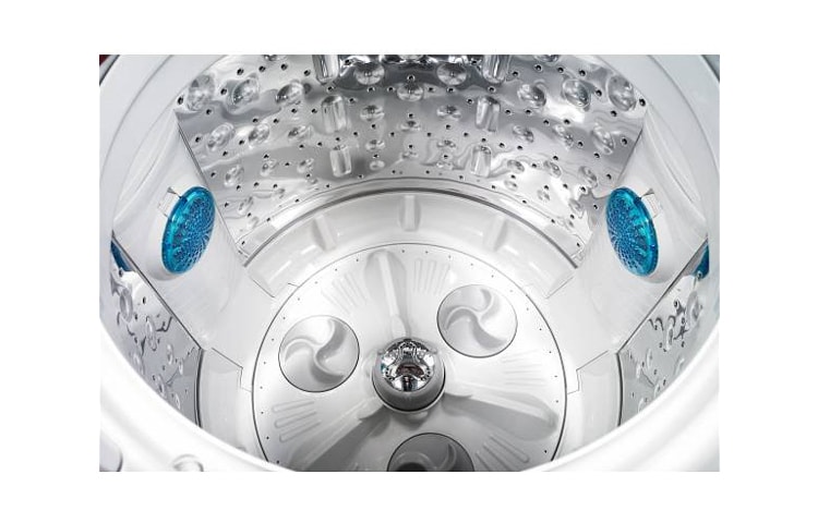 LG Lavadora Spirit Carga Superior, 15Kg/33Lbs, Turbo Drum, Limpieza Inteligente, color Silver, WF-T1503TP