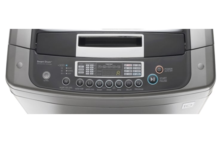 LG Lavadora LG 6Motion DD, Carga Superior, 29lbs/13kg, color Plateado, WFS1357EPD