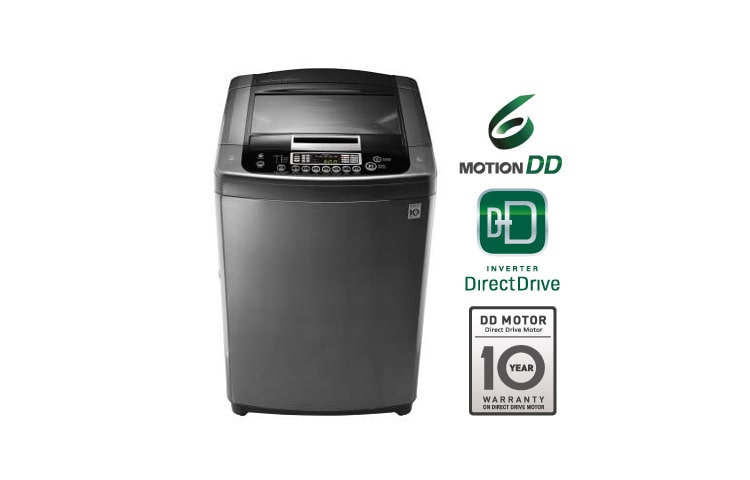 Vista frontal de LAVADORA SPIRIT DDD, 15KG/33LBS, DD MOTOR, 6MOTION, SMART DRUM, LIMPIEZA INTELIGENTE (I-SENSOR), COLOR ACERO INOXIDABLE WFS1538EKD