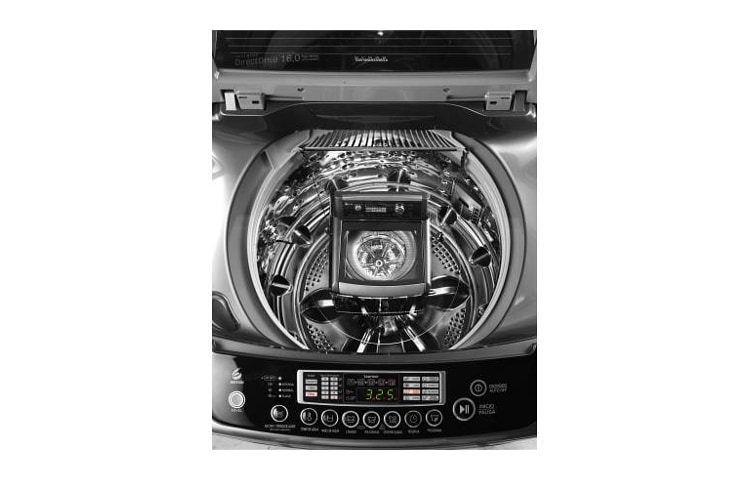 LG Lavadora Spirit DDD Carga Superior , 16Kg/35Lbs, 6Motion, color Silver, WFS1658EKD