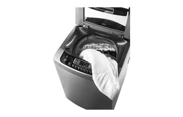 LG Lavadora Spirit DDD Carga Superior , 16Kg/35Lbs, 6Motion, color Silver, WFS1658EKD