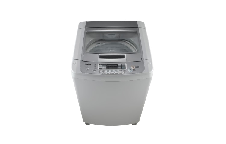 LG Lavadora carga superior, Turbo Drum, 35lbs/16kg, color gris, WFSL1642EK