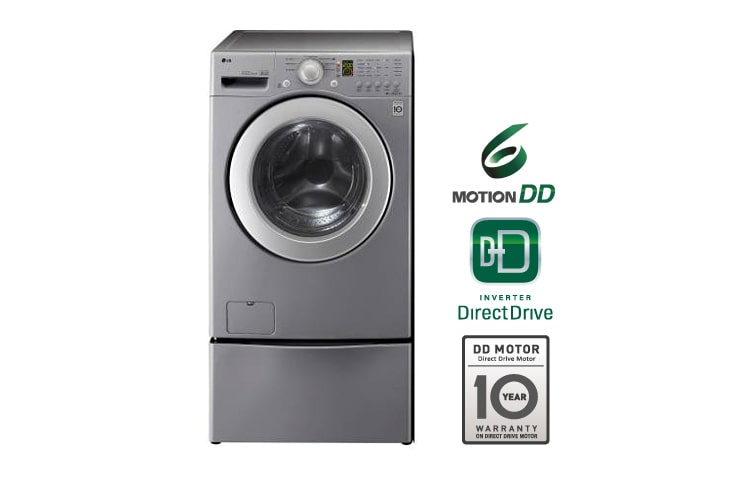 Vista frontal de Lavadora Neo Pro1, Carga Frontal, 33Lbs de capacidad, 6Motion, color Titanium WM2240CS
