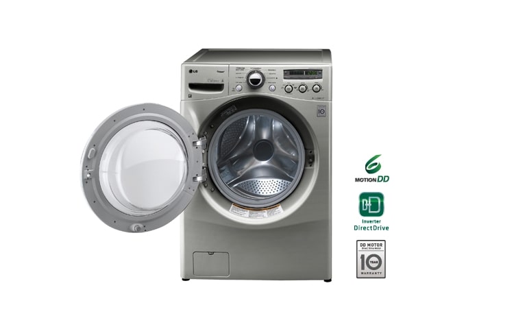 LG Pareja Lavadora 16kg/35Lbs 6Motion, Inverter Direct Drive, Smart Diagnosis, 9 programas de lavado, 8 opciones, Color VCM (Next III), WM2650HVA