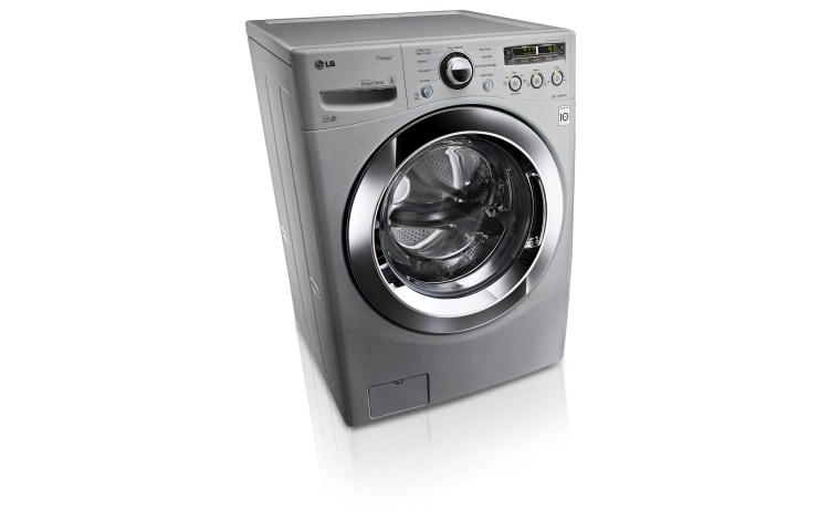 LG Lavadora Carga Frontal, 40lbs/18kg, 6MotionDD, TurboWash™, color Tipo Acero Inoxidable, WM3250HVA