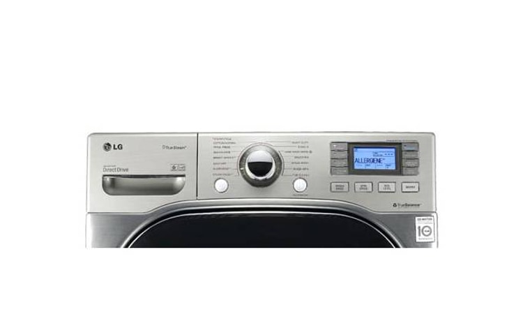 LG Lavadora Titan1, Carga Frontal, 18Kg/40Lbs de capacidad, 6Motion, Color Acero Inoxidable, WM3875HVCA