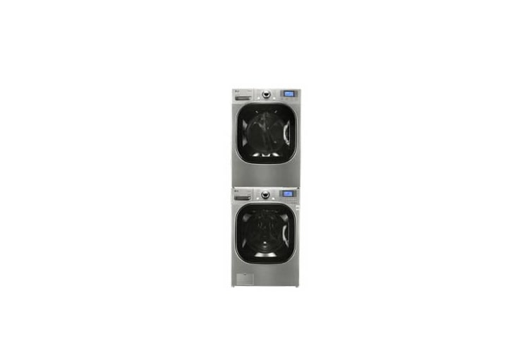 LG Lavadora Titan1, Carga Frontal, 18Kg/40Lbs de capacidad, 6Motion, Color Acero Inoxidable, WM3875HVCA