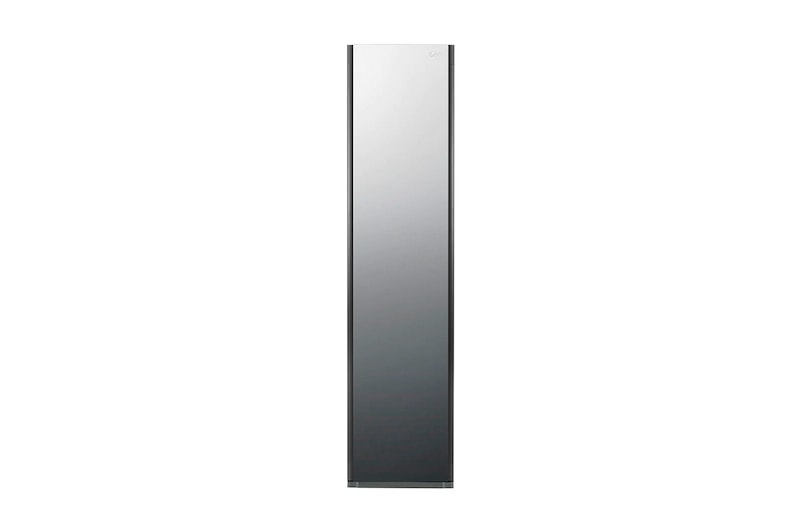 Vista frontal completa de la secadora Styler s3mfbn de LG.
