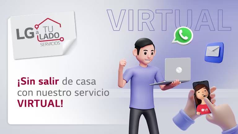 ¡Sin salir de casa, con nuestro servicio VIRTUAL!