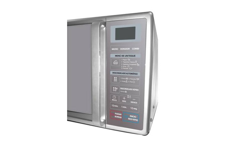 LG Horno Microondas Grill, 0,8 pies3 de capacidad, color Gris, MH0849B