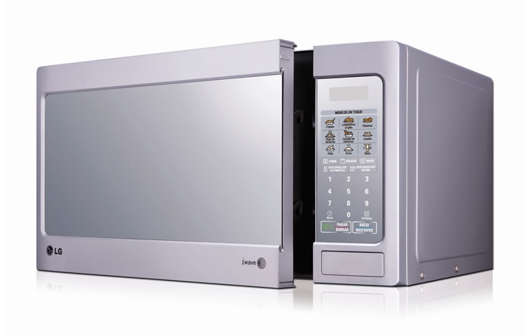 LG HORNO CON CAPACIDAD 1,1 PIES/30 litros, POTENCIA 1300W EN MICROONDAS Y 1000W EN DORADOR, SISTEMA INTELO WAVE PARA COCCIÓN UNIFORME, MH1143GSR