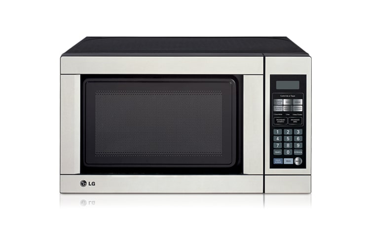 Vista frontal de Horno microondas sencillo, capacidad 0,7pies3, 700W de potencia, con control de un toque y sistema Intelo Wave para cocciòn uniforme MS-0746T