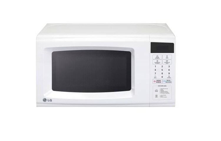 Vista frontal de Horno Microondas Sencillo, 0,7 pies3 de capacidad, color blanco MS0741C