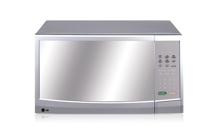 Vista frontal de Horno microondas sencillo, capacidad 0,8 pies3, 700W de potencia, con inicio rápido y sistema Intelo Wave para cocción uniforme MS0848S
