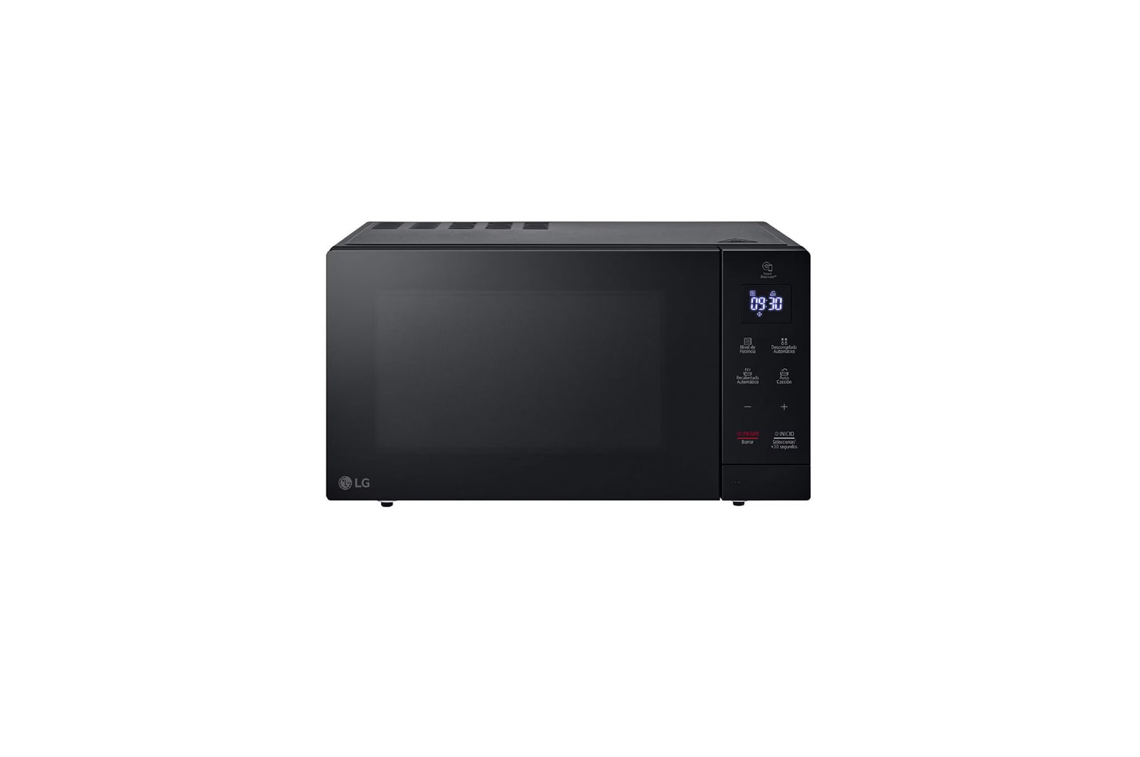 Vista Frontal Horno Microondas LG