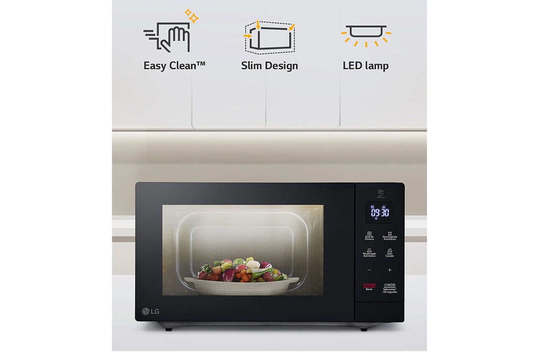 LG Horno Microondas LG 30L Negro SlimNeoChef™ EasyClean™ , MS3032JAS