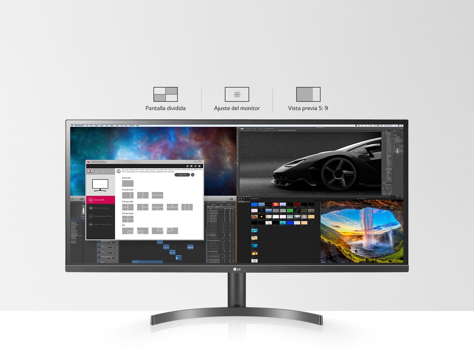 LG 34WL500-B: Monitor 34'' UltraWide™ Full HD IPS LED | LG Colombia