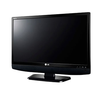 Vista frontal de Vive lo mejor de dos mundos en una sola pantalla con el monitor TV y 2 parlantes de 10W de LG, cónocelo y compara 24MN42A