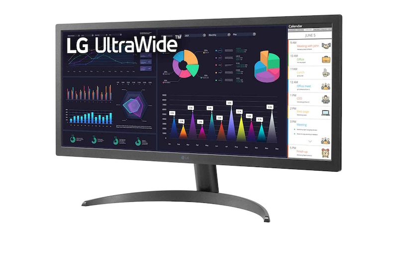 LG Monitor UltraWide™ 25.7" Full HD - IPS, 26WQ500-B