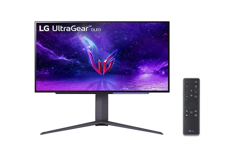 LG Monitor Gamer OLED 27" QHD LG UltraGear de 240 Hz y 0,03 Ms Pivoteable, 27GR95QE-B