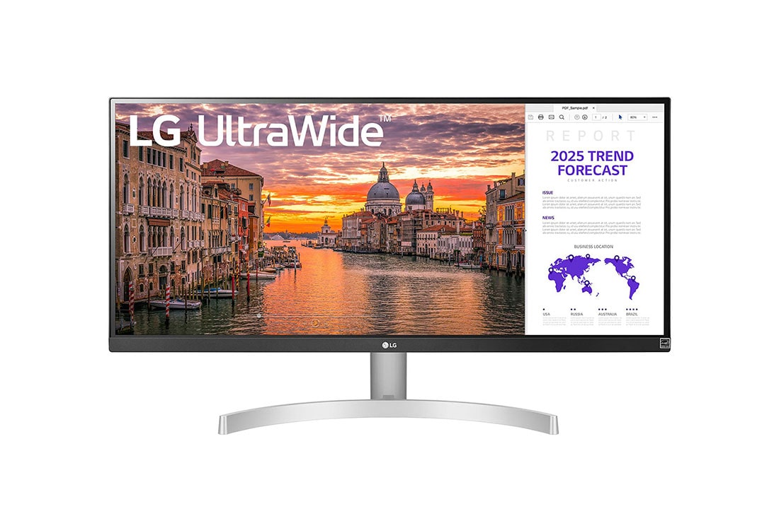 LG Monitor LG UltraWide FHD  IPS HDR10 29WN600-W de 29 pulgadas 21:9 con FreeSync, 29WN600-W