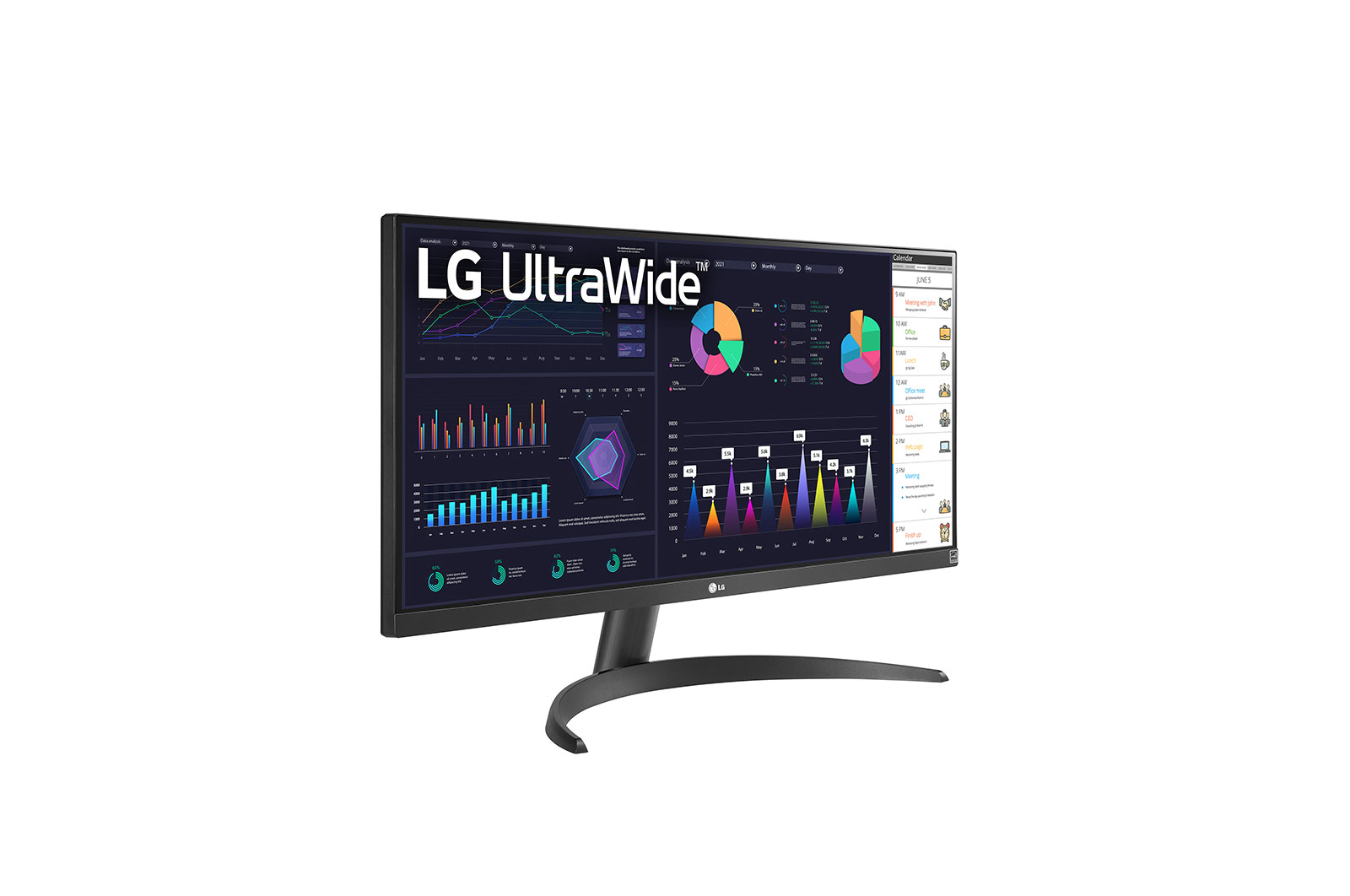 LG Monitor IPS 29 Pulgadas UltraWide Full HD  con  AMD FreeSync, 29WQ500-B