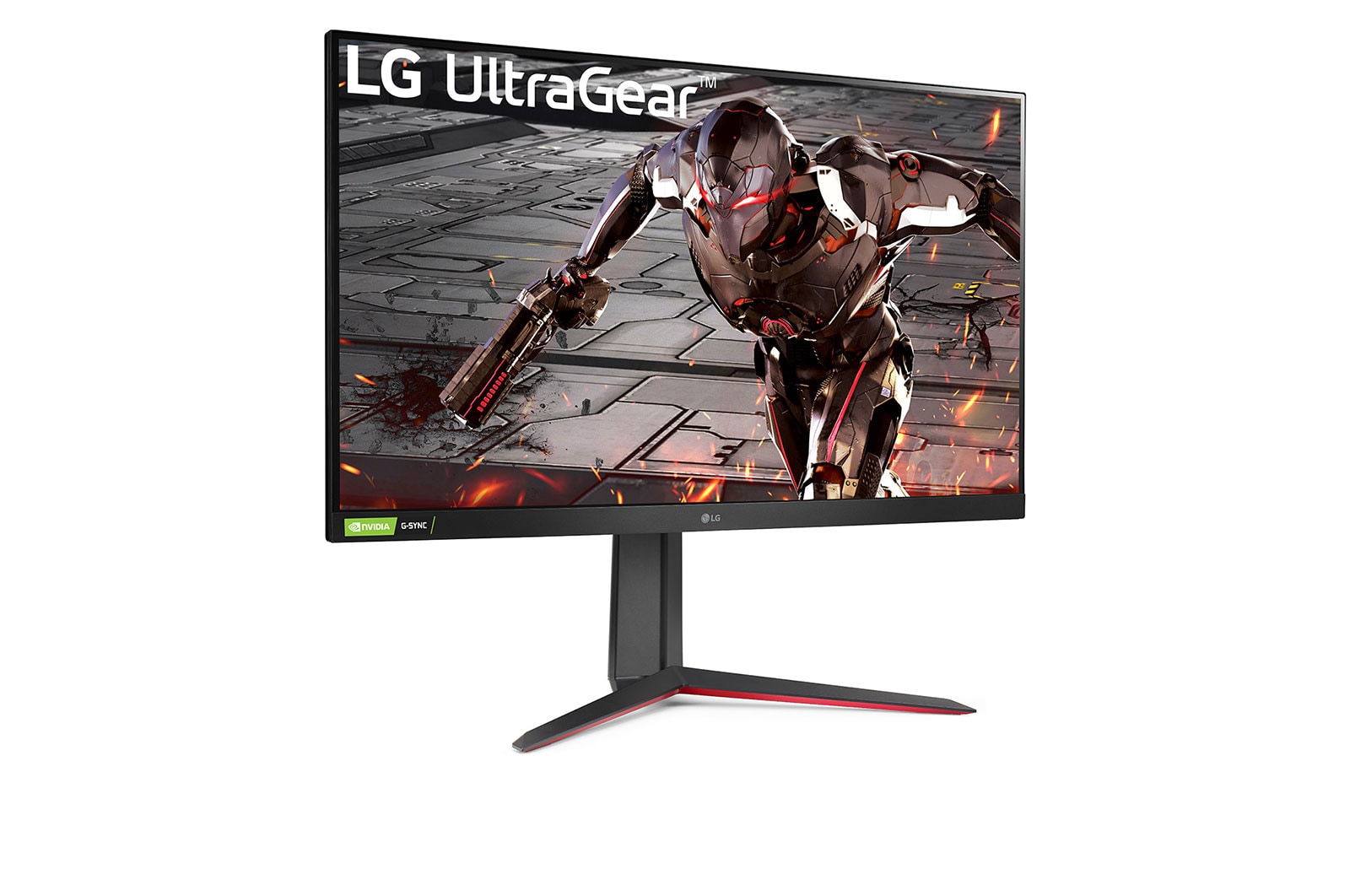 LG Monitor Gamer 32 Pulgadas FHD LG UltraGear 165Hz 1Ms y AMD FreeSynC, 32GN55R-B