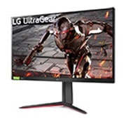 LG Monitor 32" Gaming UltraGear Full HD 165Hz, 32GN55R-B