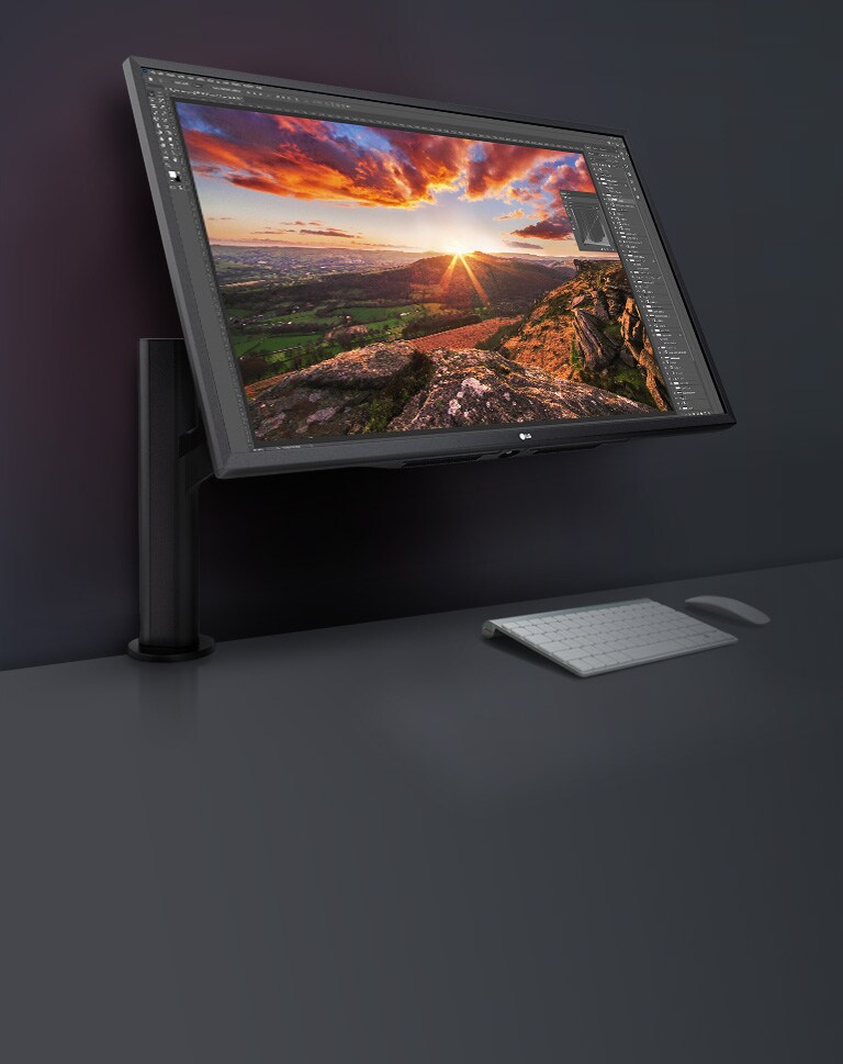 Ergonomía del monitor LG UHD: Diseñado a tu alrededor