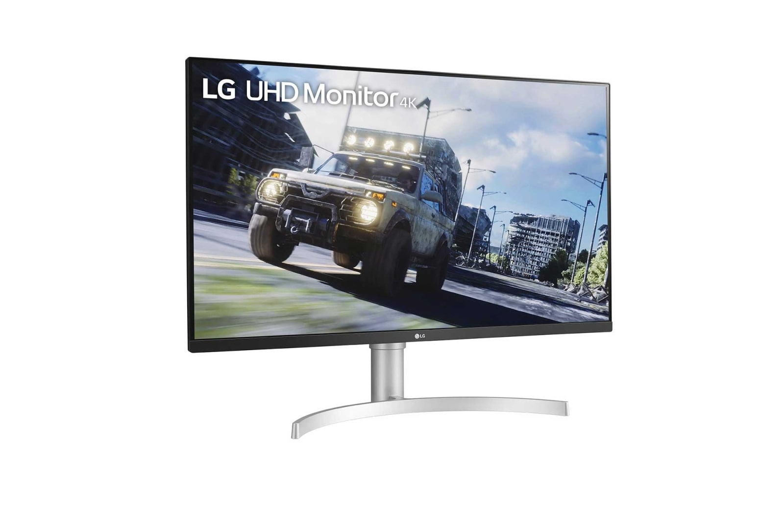 LG Monitor 4K de 32 Pulgadas con Parlantes MaxxAudio Ajustable en altura, 32UN550-W