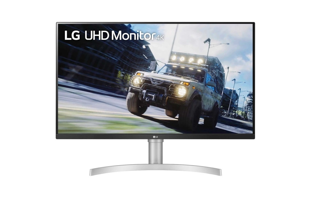 LG Monitor 4K de 32 Pulgadas con Parlantes MaxxAudio Ajustable en altura, 32UN550-W