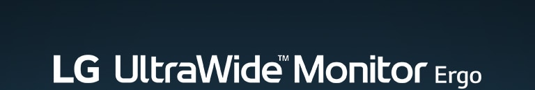 Logotipo LG UltraWide™ Monitor Ergo