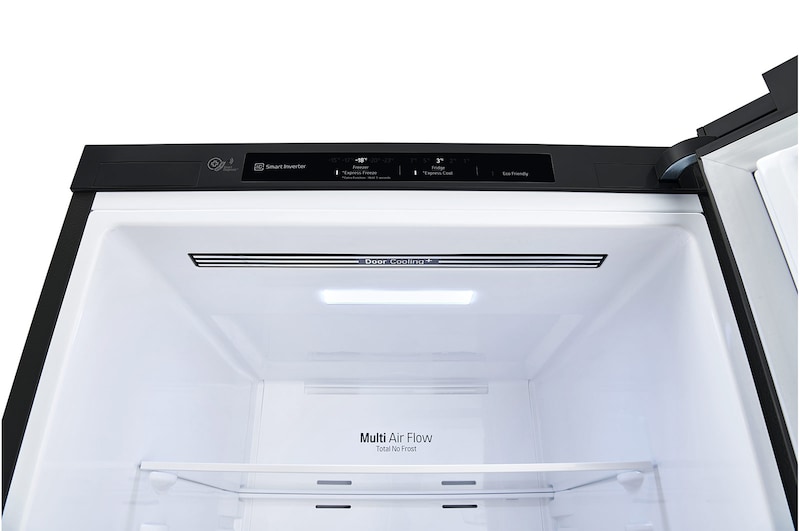 LG Nevera LG Congelador Inferior 305L Negro Mate Disp. agua  , GB33WPT