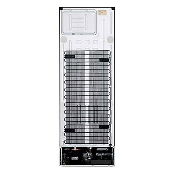 Nevera LG negra mate vista lateral trasera