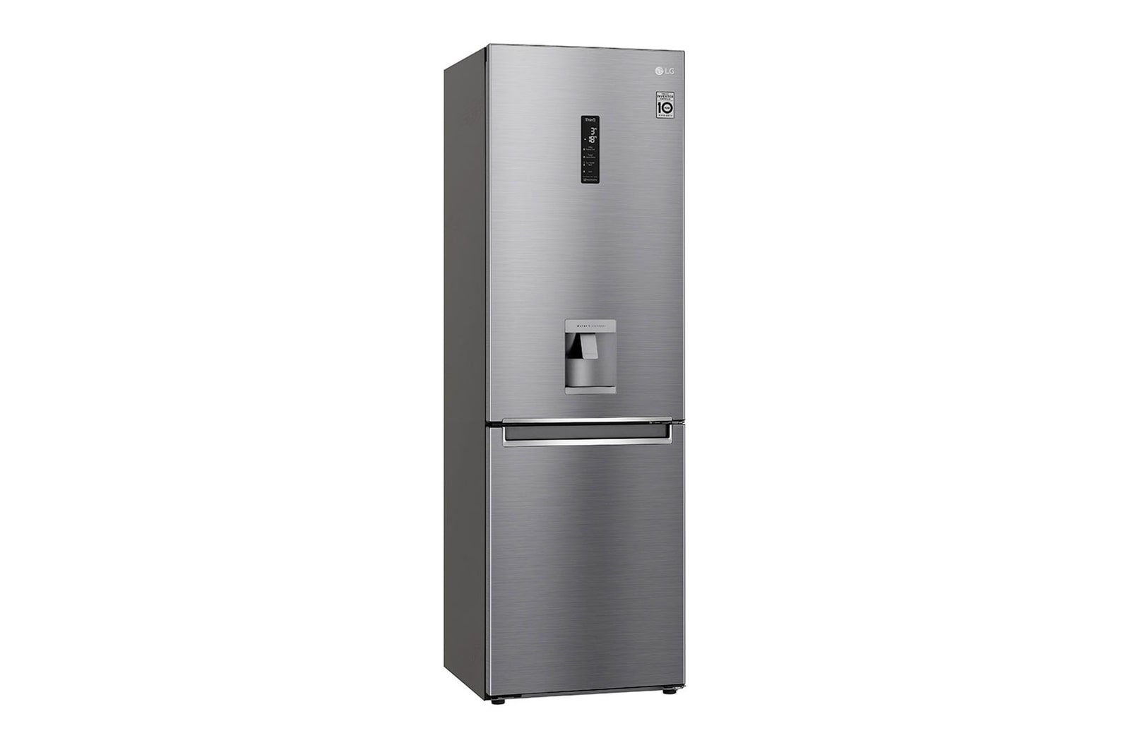 Nevera LG GB37SPP vista frontal izquierda