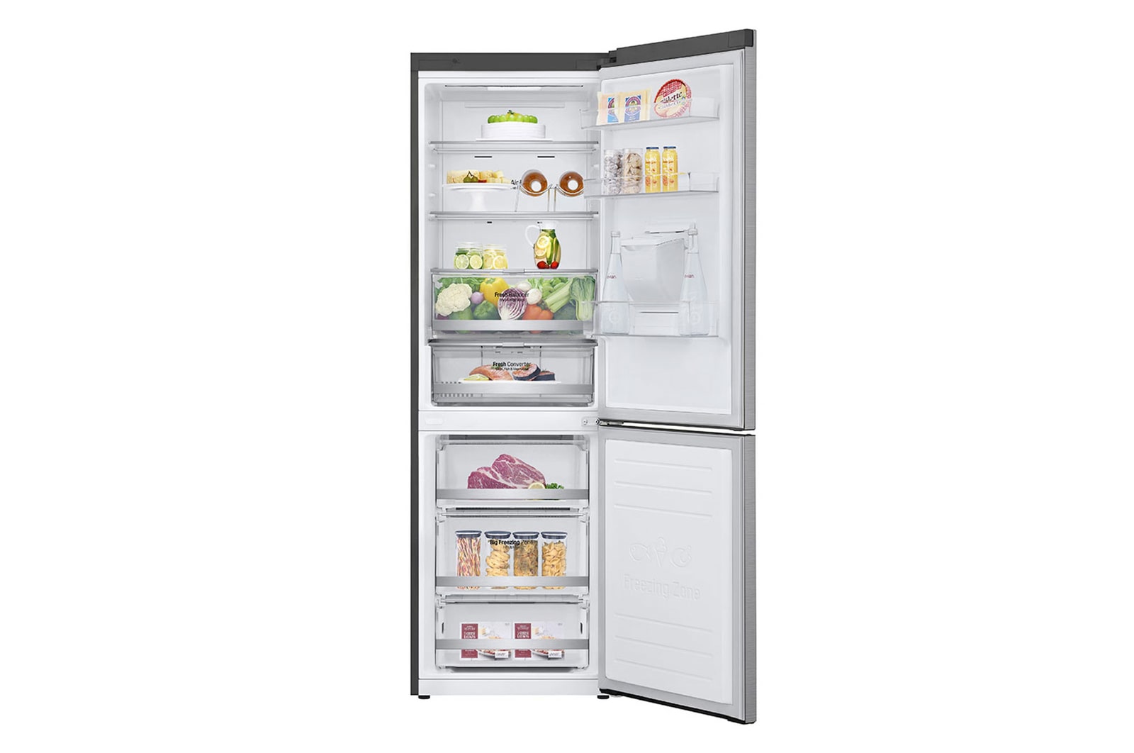 Nevera LG GB37SPP Vista frontal productos